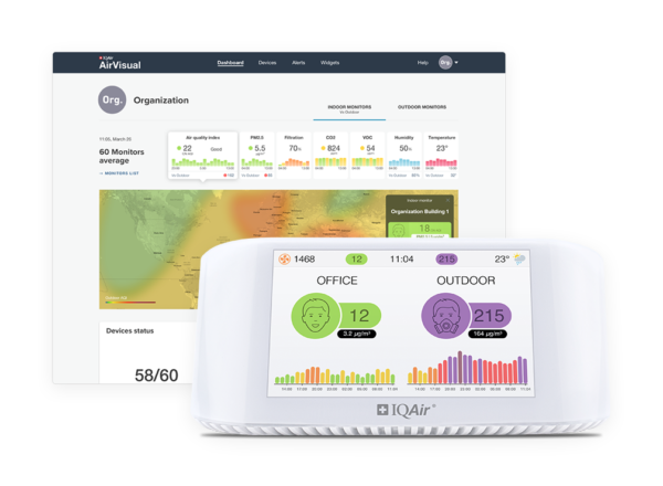 Breathe Safer and Smarter | AirVisual Pro Air Quality Monitor