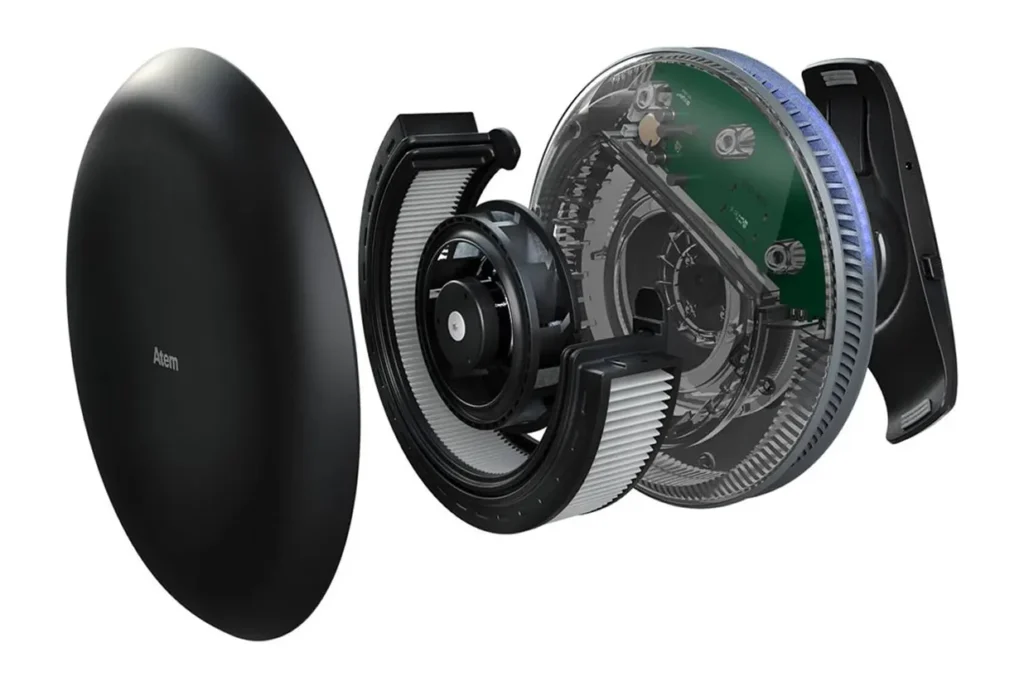 IQAir-Atem-X-LivingRoomwCouch 1